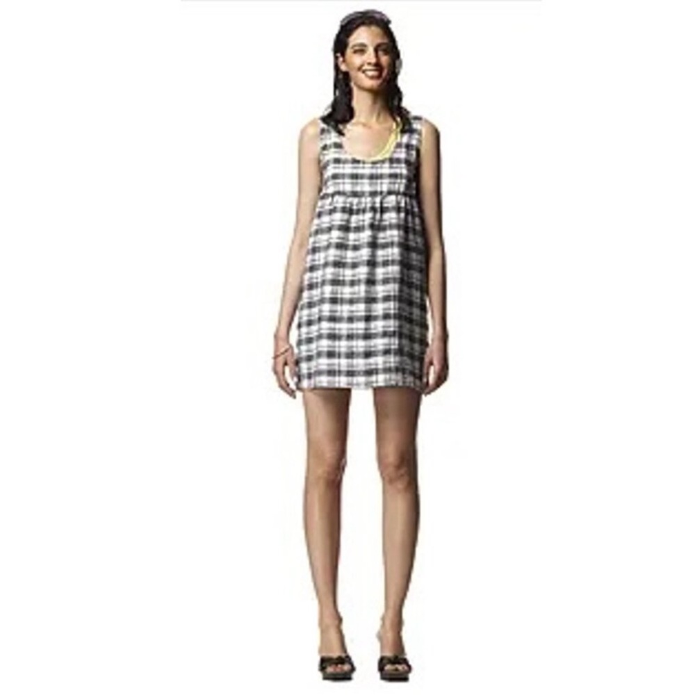 Rogan linen Plaid Dress. XS